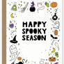 holiday Halloween wildflower seed paper card for mental health